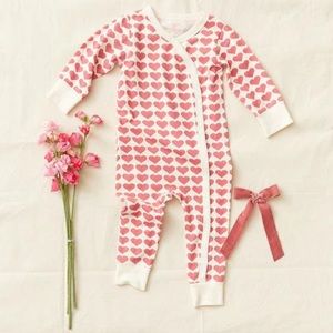 Pink Chicken Heart Onsie 0-3 months